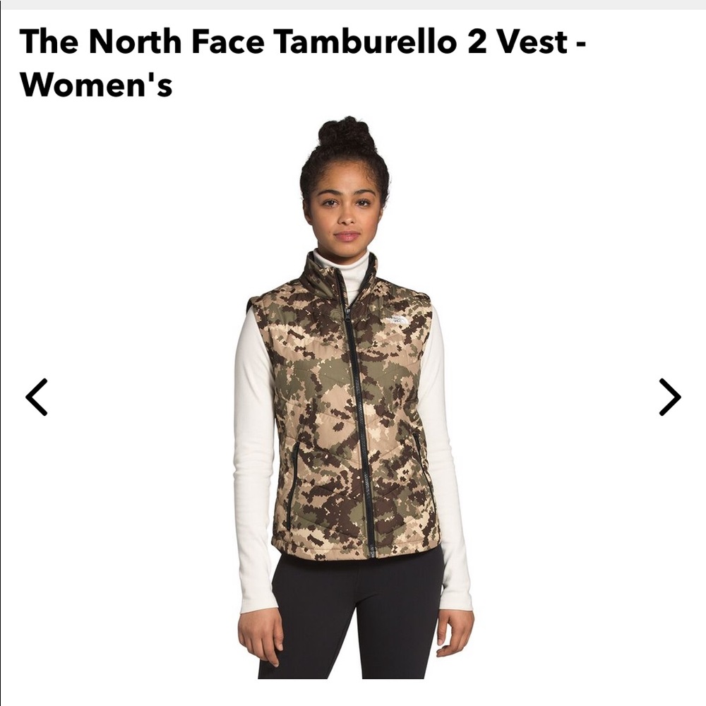 NWT The North Face Tamburello Vest CAMO